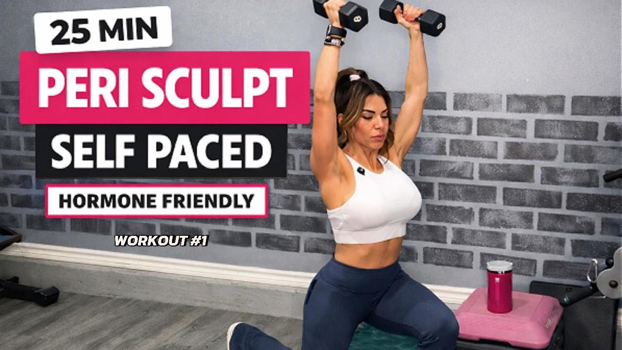 25 Min Peri Sculpt Workout #1 | Self Paced Hormone Friendly (Dumbbells or Bodyweight)