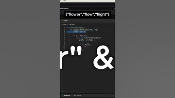 Leetcode 14. Longest Common Prefix