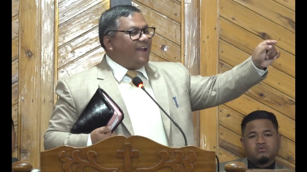 Jingïaseng Samla Shillong Sepngi Presbytery XXI - Rev. E.L. Kharmawphlang.