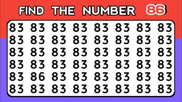 Find The Odd One Out | Number And Letter Edition | Oddity Soprtting