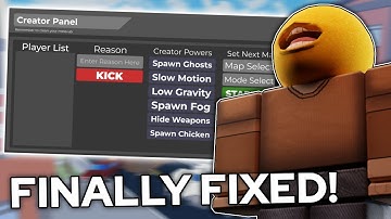 This Is FINALLY FIXED... (Roblox Arsenal)