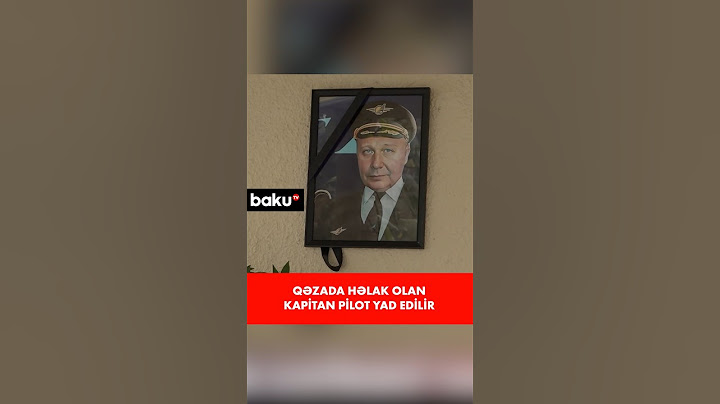 Təyyarə qəzasında həyatını itirən kapitan pilot İqor Kşnyakinin xatirəsi yad edilir