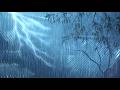 Within 3 Minutes You Will Fall into Sleep with Heavy Rain &amp; Thunder on Tin Roof at Night
