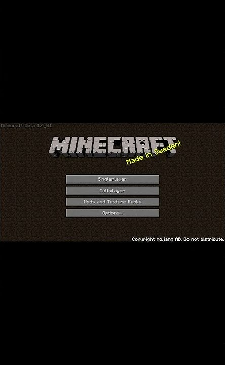 Minecraft Java Edition Title Screen Evolution #shorts - YouTube