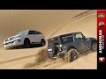 Thar Petrol Diesel Fortuner Pajero Sport Endy Offroading In Sand Dunes 