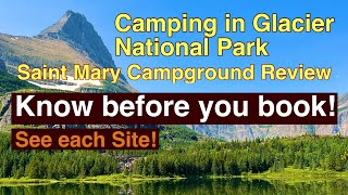 Campground site review of Saint Mary Campground Glacier National Park