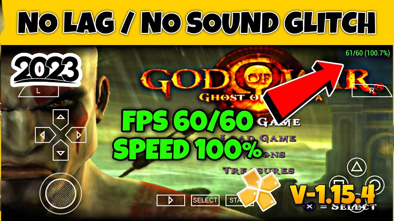 God of war ghost of sparta PPSSPP Emulator cheat code Psp Best Settings Low  And Device 2023 