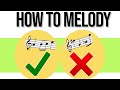 How to write a great melody over chords