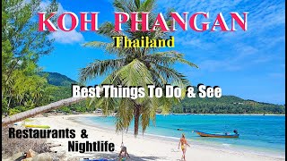 4K | KOH PHANGAN, THAILAND | Best things To Do & See | Complete Travel Guide 2024