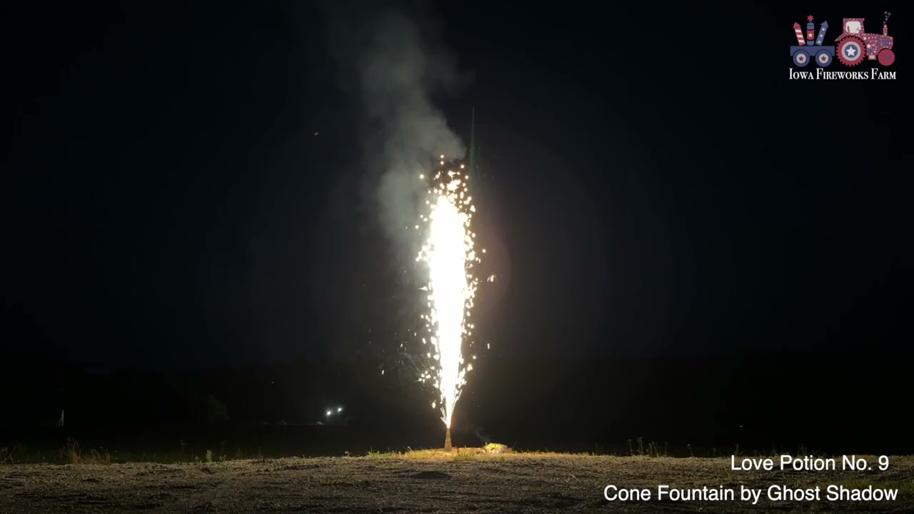 Pyro Pasture Demos: Love Potion No. 9 | Large Cone Fountain by Ghost Shadow