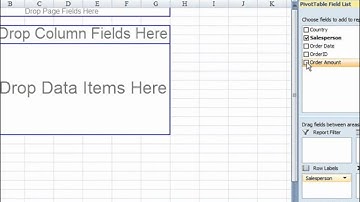 Pivot Table Reports - di Total Sales By Salesperson
