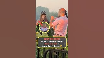 BURN THE SPIRIT: Hailey & Justin Bieber was seen to dance very hard at Martin Garrix’s Concert