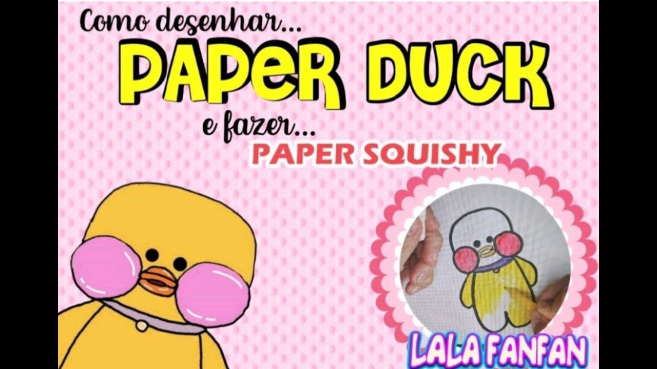 Como fazer Paper Duck Squishy #paperduck #squishmallows #squishy 