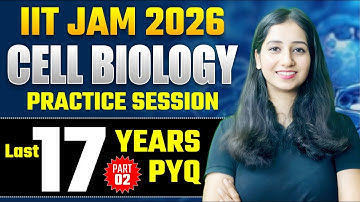 IIT JAM PYQ Questions Practice II Cell Biology Part 2 Question Practice I IIT JAM 2026