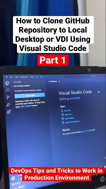 How to Clone github repository in visual studio | Devops Tips Part 1 ...