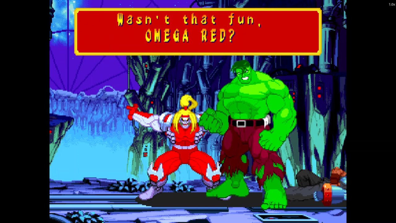OMEGA RED & HULK — Mutant Coils and Pure Rage | Marvel Super Heroes vs Street Fighter Retro Tag Team