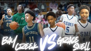 Can Bay Creek Stay Undefeated?? Bay Creek Vs Grace Snell Middle School Basketball Full Game