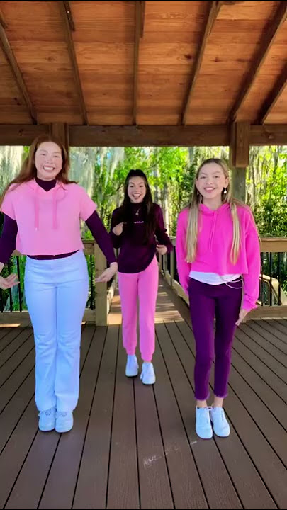 Give It Up Dance! 🤗 (People were watching us film this! 🙈😂) | Triple Charm #shorts