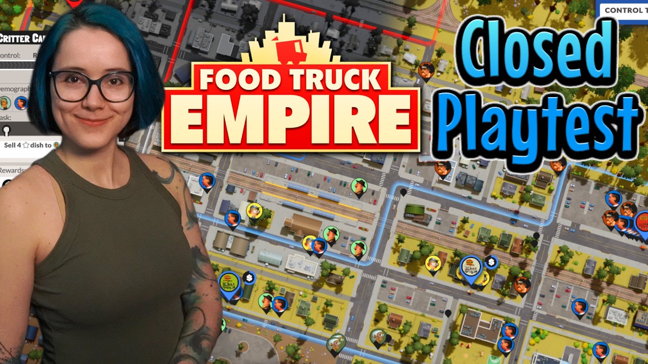 Building a Fast-Food Empire From a Burger Van - Food Truck Empire | Closed Playtest