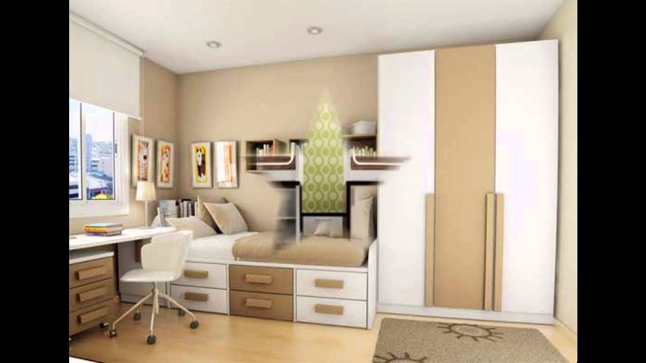 Cool bedroom ideas for small rooms - YouTube
