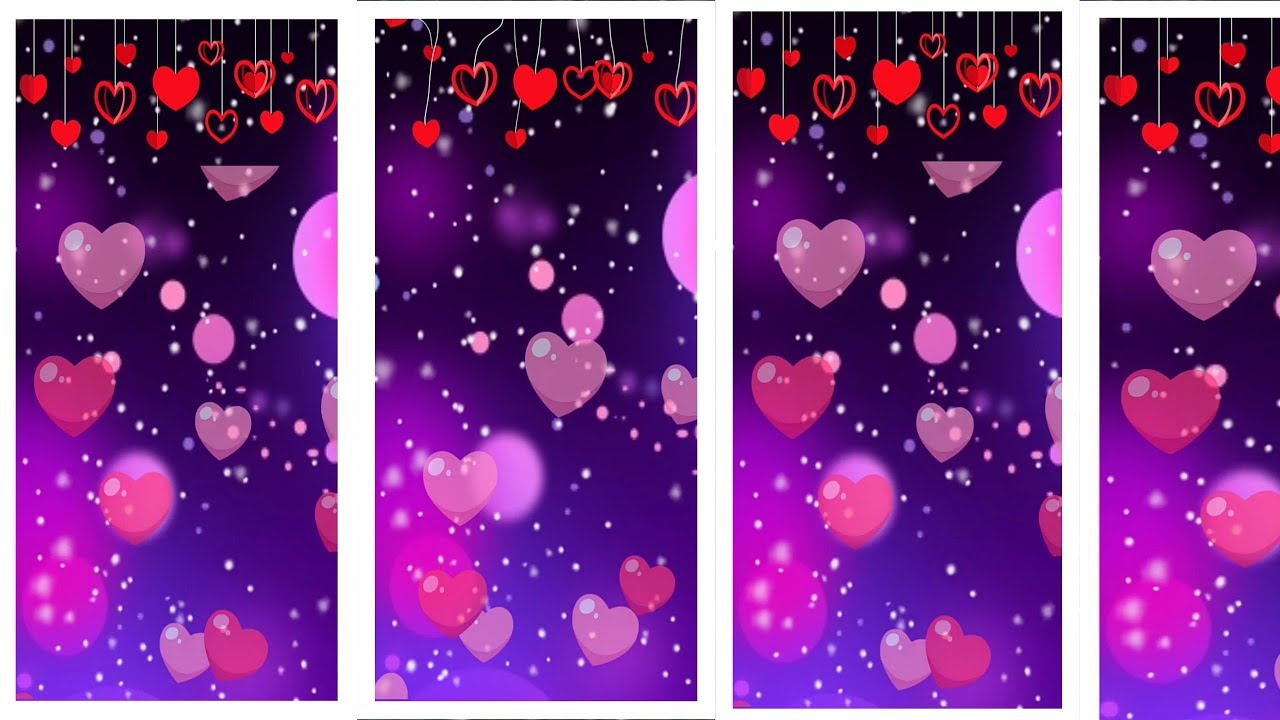 Whatsapp status background Love Full screen Animation - YouTube