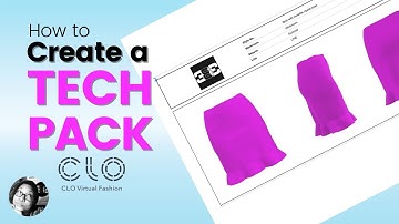 How to Create a Clothing Tech pack in Clo3d | 3d clothing design software