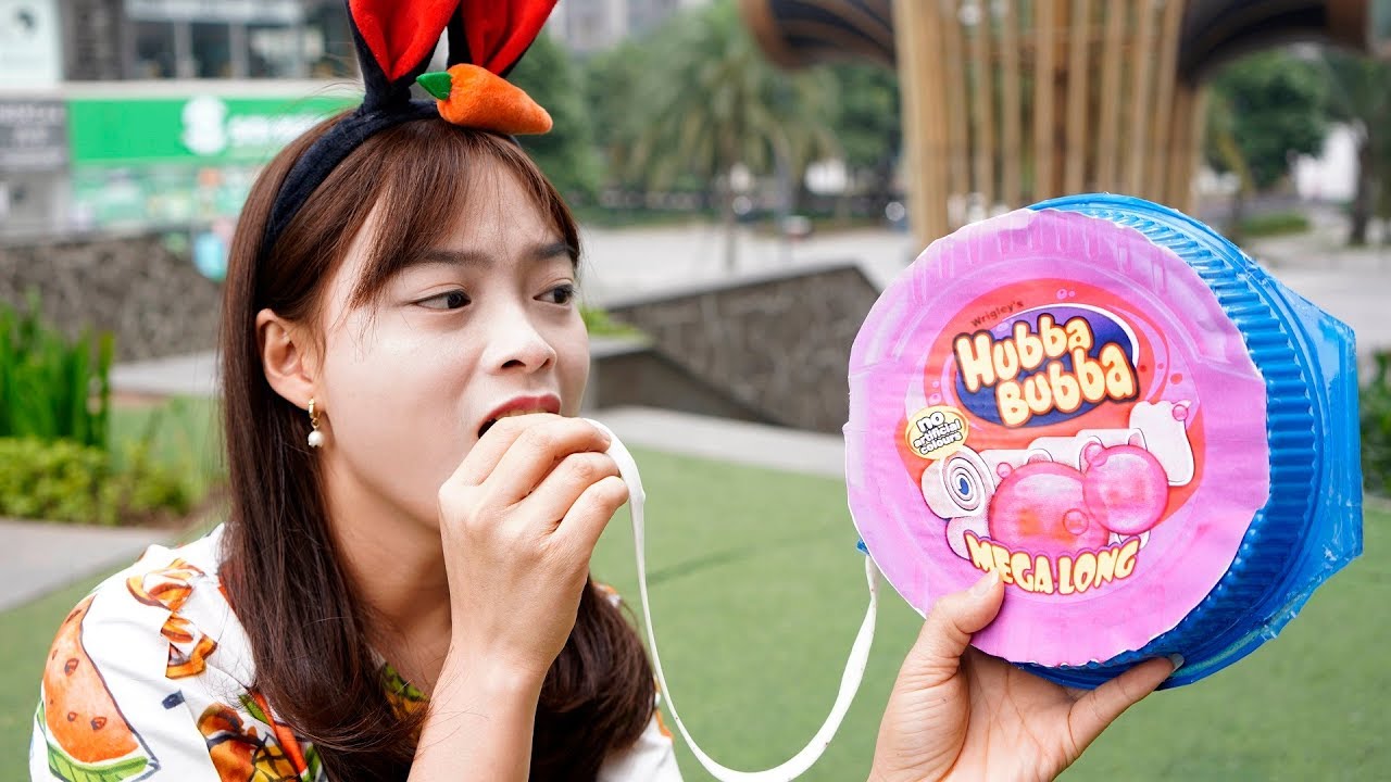 Trò Chơi Ăn Kẹo Hubba Bubba Khổng Lồ ❤ BIBI TV ❤