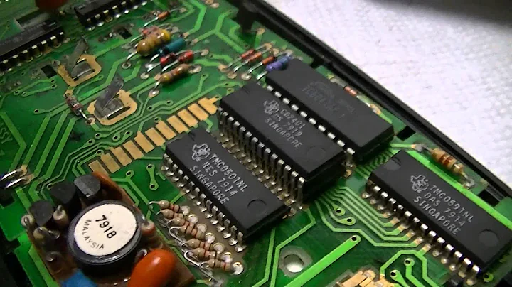 HP-58C calculator guts