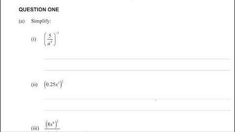 2014 NCEA level 2 algebra walkthrough QUESTION ONE
