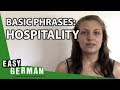 Easy German Basic Phrases - Hospitality