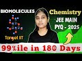 JEE Main 2025: Biomolecules All April Shift PYQs | Must-Do Ques for JEE 2026🎯|#JEEChemix