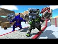 Team Ironman vs Team Hulkbuster  Infinity War  Epic ARBS Battle - Animal Revolt Battle Simulator