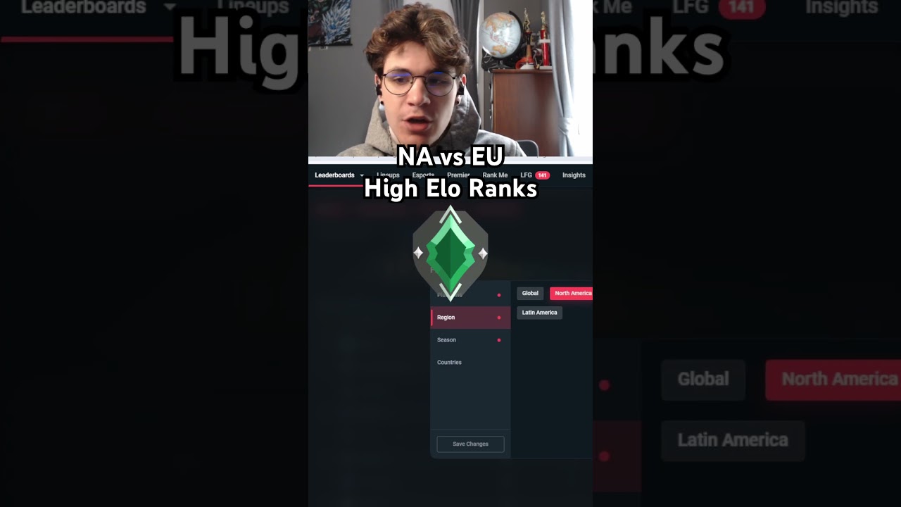 NA vs EU - High Elo Ranks 