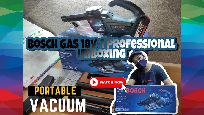 Aspirateur à main BOSCH GAS 18V-1 - Sans batterie ni chargeur