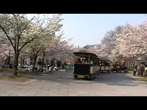 大阪城公園のロードトレイン Road Train In The Osaka Castle Park Youtube