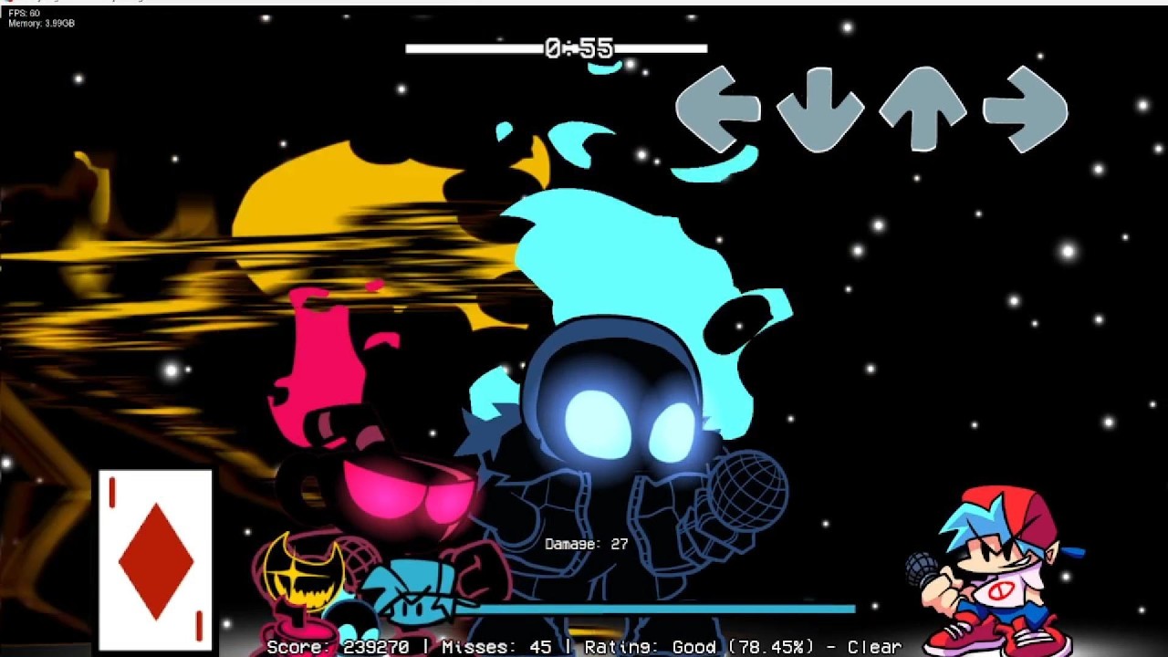 FNF Crossed Out Mod Full Gameplay | Crazy Battle & Hardest Songs! #fnf  #fridaynightfunkinmod