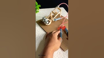 Bulldozer mechanism with Load | #tech #motor #dcmotor #techexperiments #bulldozer #youtubeshorts