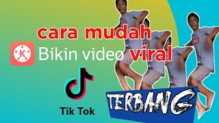 Cara mudah bikin video TikTok terbang yang lagi Viral