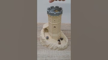 Medieval Dice Tower Test - Kickstarter Link in Description.