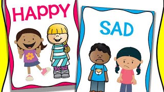 Concept Happy And Sad Learning Emotions For Kids