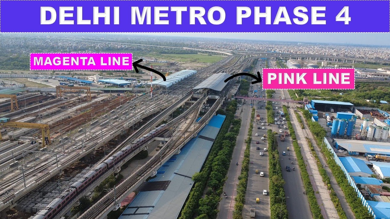 Delhi Metro Phase 4 update | Pink Line Extension | DMRC | Papa ...