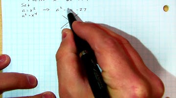 alg2 6 4 factor using a quadratic pattern