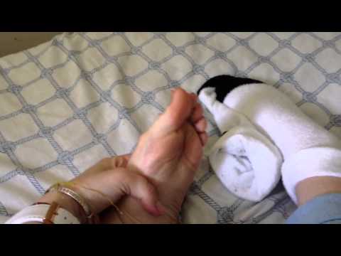 Sock struggle video