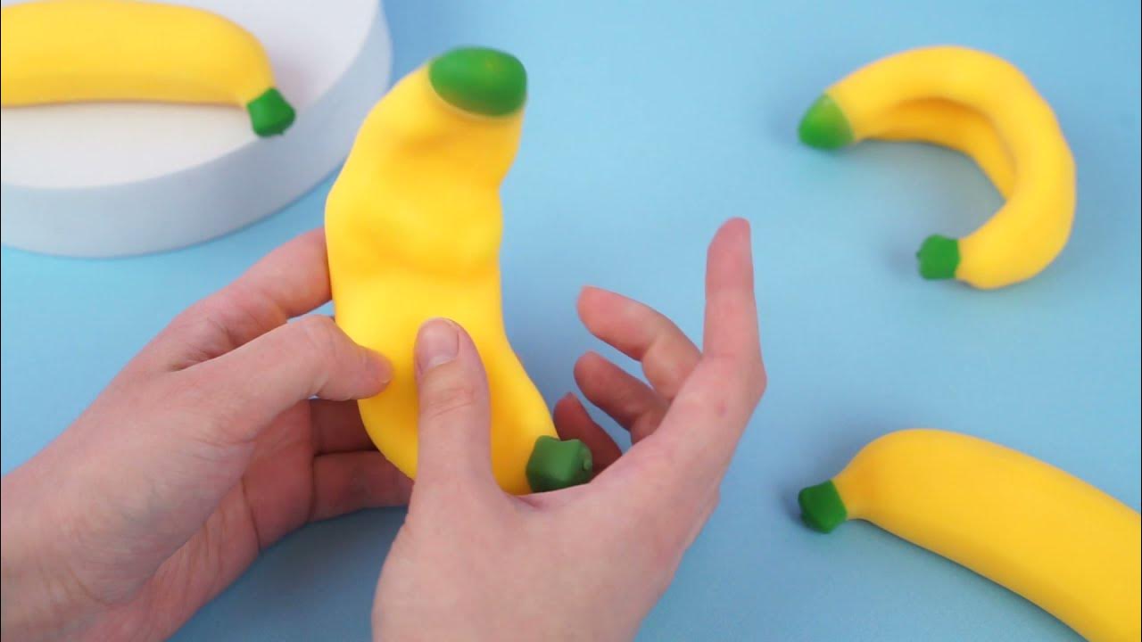 Сквиш-антистресс "Банан" - YouTube