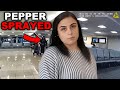 Psycho Karen gets PEPPER SPRAYED at the AIRPORT