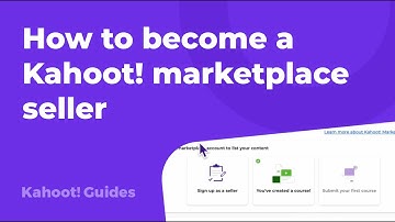 How to become a Kahoot! marketplace seller