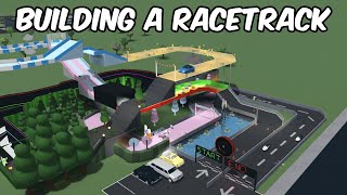 BUILDING A RACETRACK in BLOXBURG