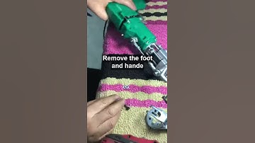 unsrcew the parts of the KRD I for changing from cut to loop