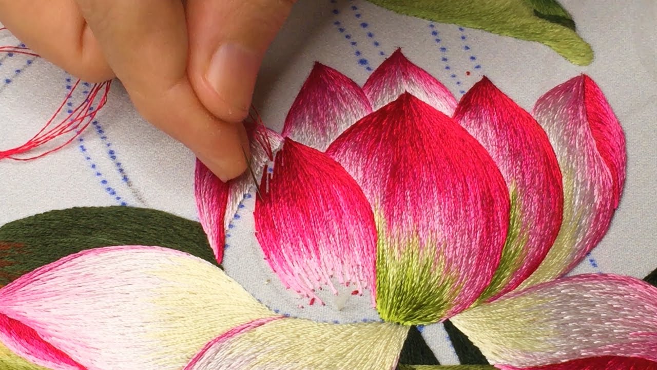 Lotus Embroidery 