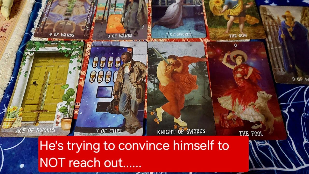 He's about to talk himself out of reaching out...but sends a message at the last second